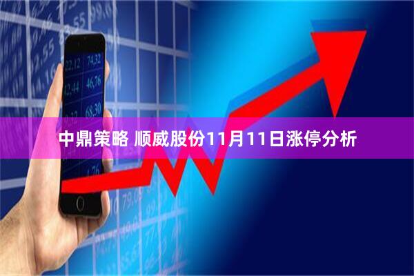 中鼎策略 顺威股份11月11日涨停分析